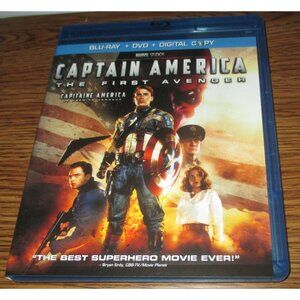 Captain America: The First Avenger (Blu-ray/DVD, 2-Disc Set, 2011, Canadian)